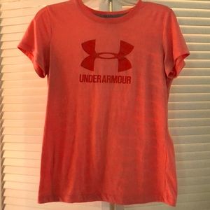 Orange Under Armour Shirt
